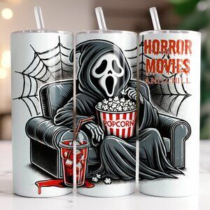 Horror Movies Tumbler, Scary Mug, Halloween Cup